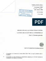 IRAM 2184-1-1996 Protección de Las Estructuras Contra Las Descargas Eléctricas Atmosféricas