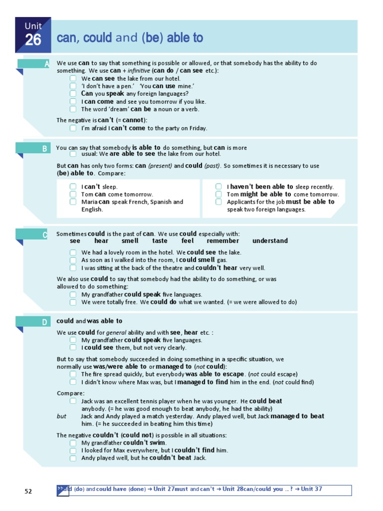 Understanding Can and Could Usage | PDF | English Grammar | Linguistics