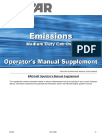 Peterbilt Operator Manuals Emissions Operators Manual Supplement MD Cabover