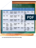 Period Day: Timetable - Class XII A W.E.F 3 July, 2023-24