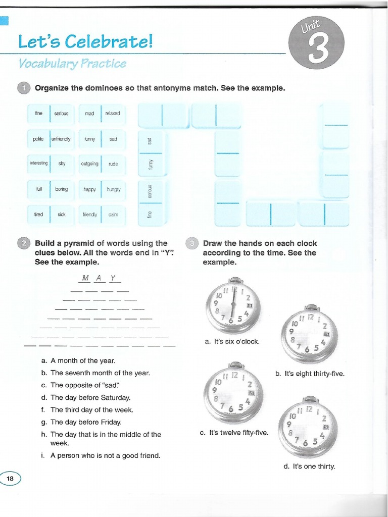 Workbook 1 Unit 3 Pdf