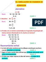 Solucionario Del Simulacro de Examen