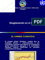 desglaciasion en Peru