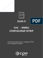 CHC X900u - Guia 9 - Configurar Ntrip