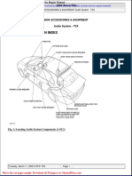 Acura TSX 2003 2008 Audio System Service Repair Manual