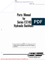 Hein Warner c12hd PM 9308132 Parts Book