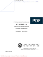 International Operating and Maintenance Manual Ice Model 416