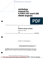 Perkins 4 108 Series Workshop Manual