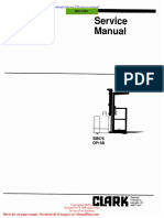 Clark SM 576 Service Manual