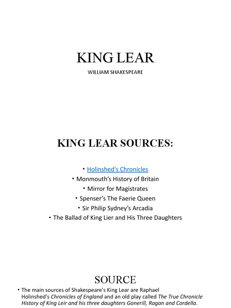 King Lear PDF