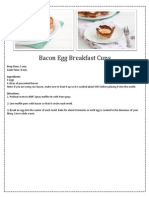 Bacon Egg Breakfast Cups