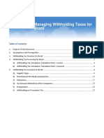 Managing Withholding Taxesfor Brazil