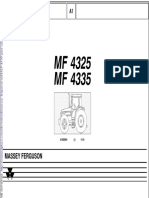 Massey Ferguson Mf4325 4335 Part Catalogue
