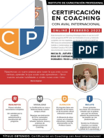 2.CURSO DE COACHING CON CERTIFICACIONAL INTERNACIONAL - Febrero2022