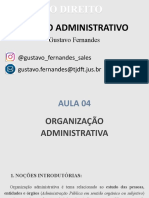 Aula 04 - Organização Administrativa