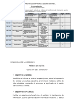 Matriz y Primera Sesion