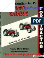 Ford Master Tractor Parts Manual 9n 2n 8n Naa