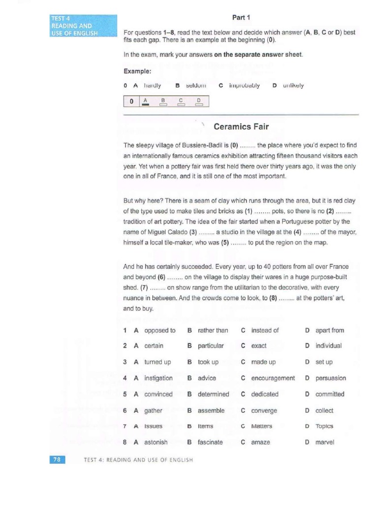 Test 14 Ceramic Fair PDF