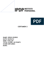 Certamen 2 CONSTRUCCION INGLES DIEGO OSORIO