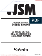 Kubota 03 M Series Service Manual