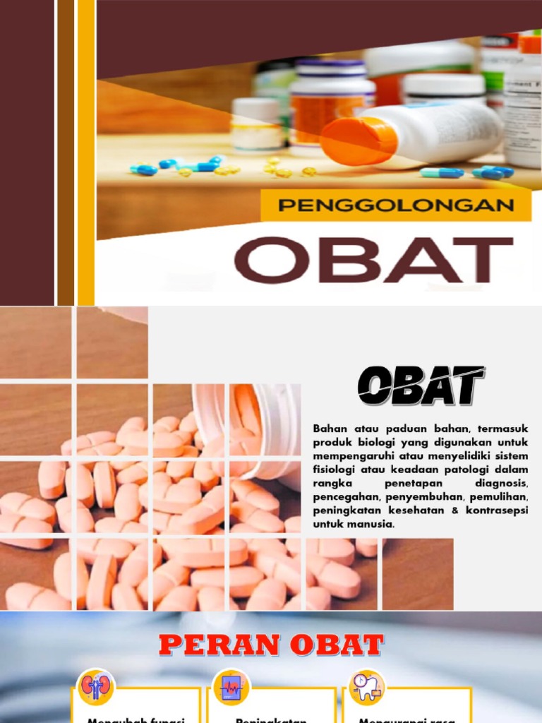 Pertemuan 10 Dan 11 Penggolongan Obat | PDF