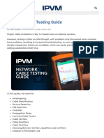 UTP Network Cable Testing Guide