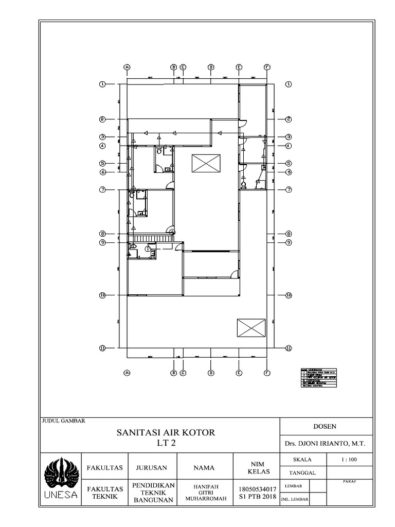 Denah Instalasi Air Kotor 2 PDF