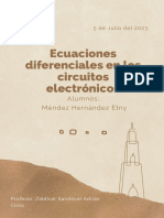 Ecuaciones Diferenciales en Los Circuitos Electrónicos