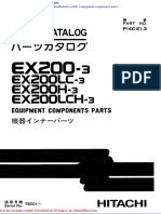 Hitachi Ex200 3 Equipment Components Parts