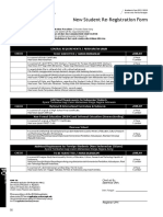 Student Re-Registration Form 020