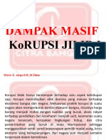 Dampak Masif Korupsi Jilid I Pertemuan Ke-4