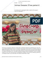 The Cutest Christmas Sweater (Free Pattern)