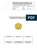 Sop Pelaksanaan Pembelajaran