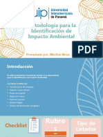 Metodología para La Identificación de Impacto Ambiental