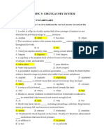 Test About Circulatory System