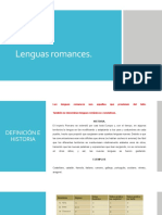 Lenguas Romances 1