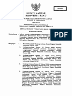 Peraturan Daerah Kabupaten Kampar Nomor 6 Tahun 2016 Tentang  Pembentukan dan Susunan Perangkat Daerah Kabupaten Kampar