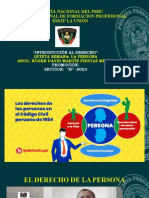 Curso Introducción Al Derecho - Quinta Semana - La Personas