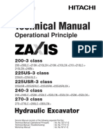 Hitachi Zaxis 200 225us 225usr 240 270 3 Technical Manual Operational Principle
