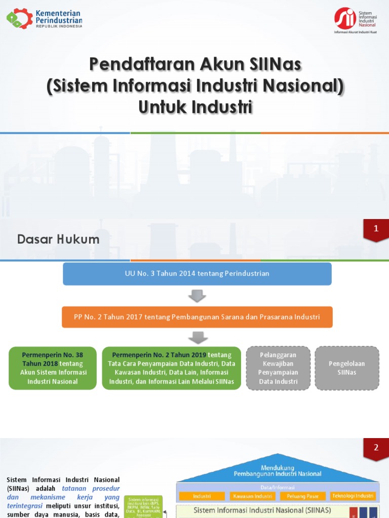 Panduan Pendaftaran Akun SIINas | PDF