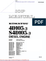 Komatsu Engine 4d105 3 Workshop Manuals