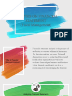 Fiscal Management - Financial Statement Analysis