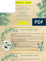 Watercolor Green Leaves Frame PowerPoint Templates