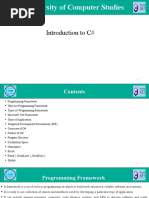 Introduction To C#