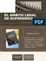 El Ambito Legal de Enfermeria