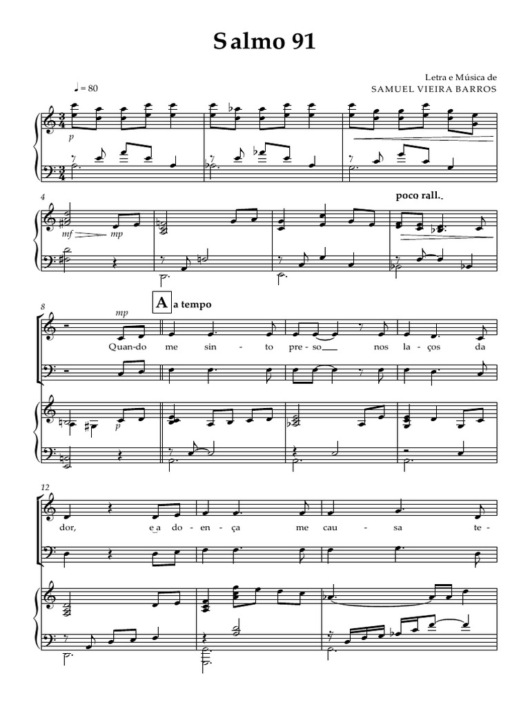 Salmo 91 - Coro e Piano | PDF