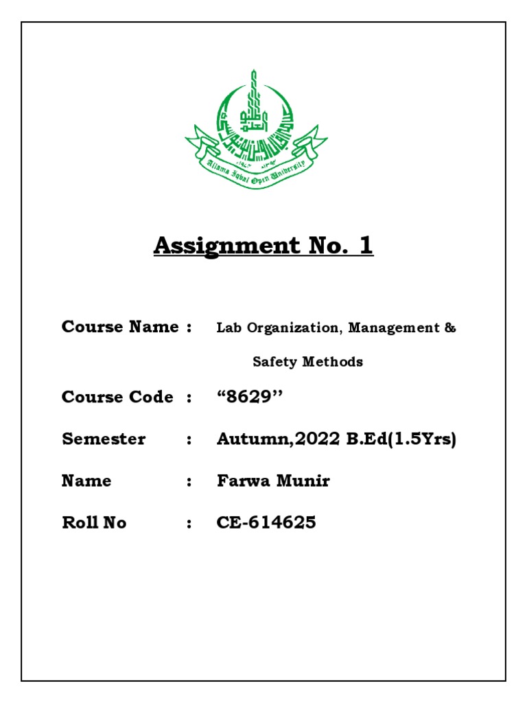 8629 Assignment 1 | PDF