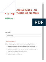 Online Quiz 4 Tư Tư NG H Chí Minh