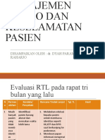 Resiko Dan Keselamatan Pasien MUTU April 2023