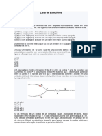 Exercícios Lei de Ohm